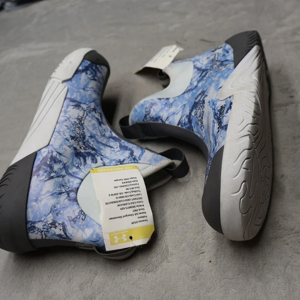 Under Armour Mens 9D Deck Boots Gray Camo Charged Shoreman‎ Waterproof Fishing Under Armour | Shoes | Under Armour Mens 9d Deck Boots Gray  main image 3